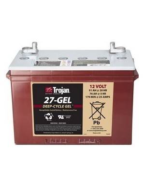 Batterie Trojan 27GEL 100Ah 12V