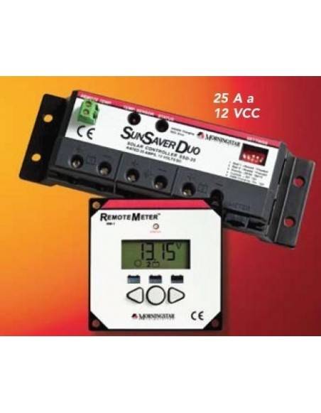 Controllo 25A PWM Morningstar SunSaver SSD-25RM