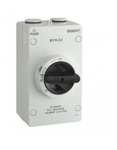 Interruptor isolador BENY corrente contínua 32A -1000V