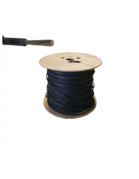 Schwarze Solarkabelspule 6 mm² (500 Meter)