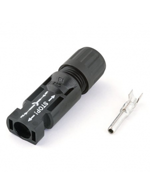 Male photovoltaic connector Multicontact for 4 and 6 mm2