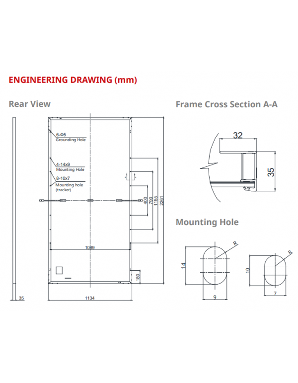 Solar panel Canadian Solar HiKu6 Mono PERC 540Wp
