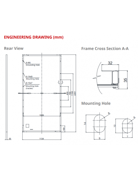 Solar panel Canadian Solar HiKu6 Mono PERC 540Wp