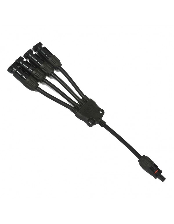 Conector paralelo 1M/4H | 6mm |1000V tipo MC4