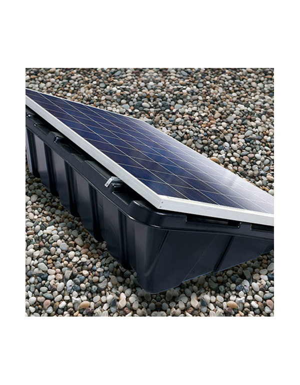 Sistema de montaje a 15º por balasto Renusol ConSole+