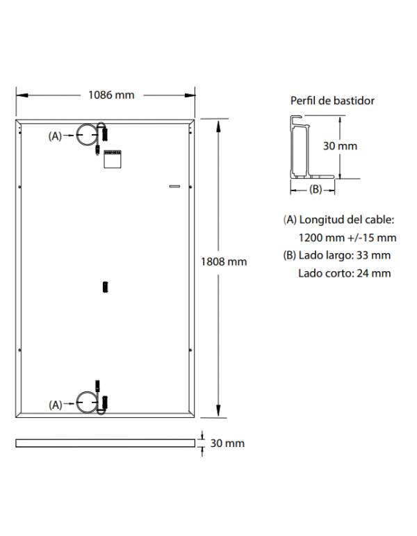 Painel Solar SunPower PERFORMANCE 6 405W Black...