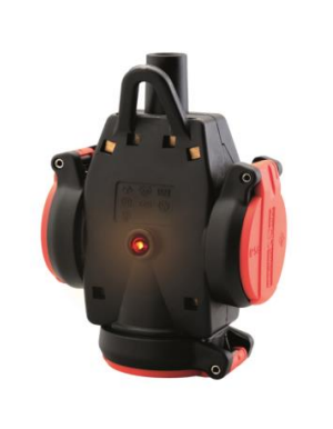 Triple Schuko aircraft, rubber