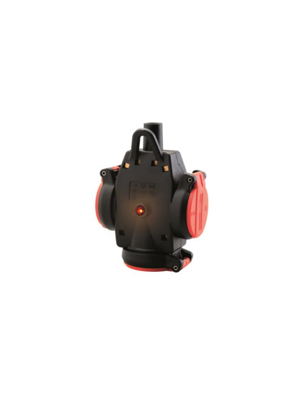 Triple Schuko aircraft, rubber