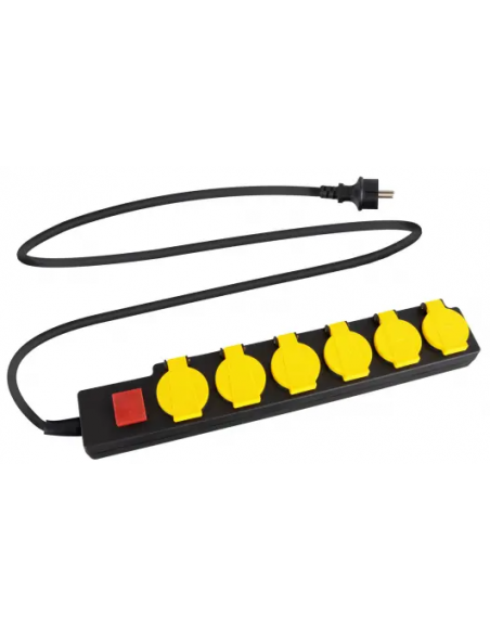 Profile 6 sockets + connection