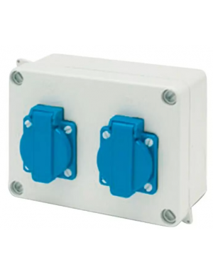 Caixa base soquete Z 39.S2 (2 Schukos IP54)