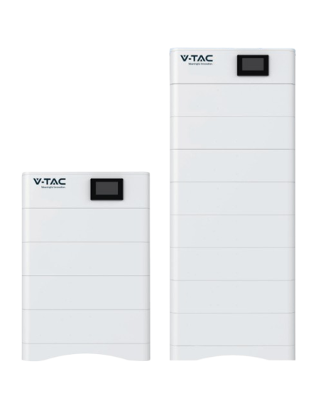 Stapelbares V-TAC LiFePO4 Batteriesystem 20,48 kWh (5,12 x 4)
